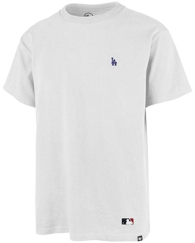 '47 Mlb Los Angeles Dodgers Lc Emb Short Sleeve T-shirt - White