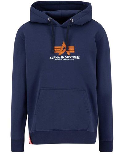 Alpha Industries Alpha Industries Basic Zip Hoodie in Black for Men | Lyst