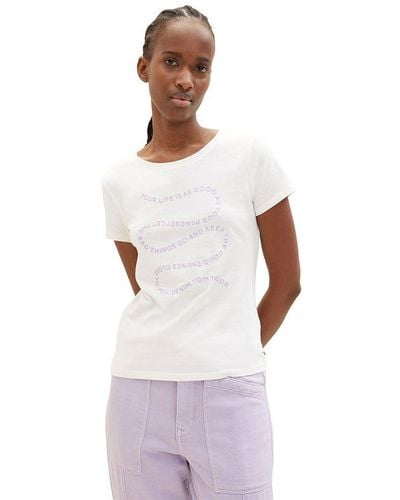Tom Tailor T-shirts for Women | Online Sale up to 31% off | Lyst