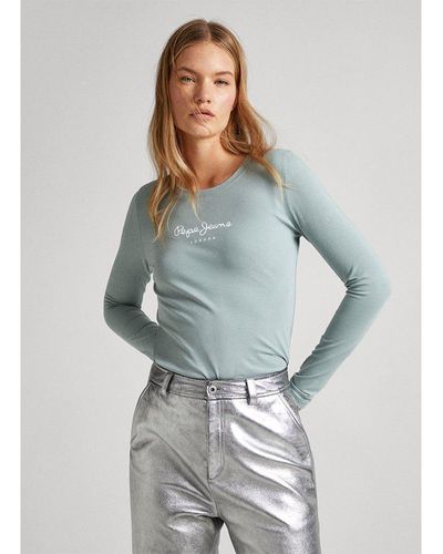 Women's Pepe Jeans Long-sleeved tops from $19 | Lyst