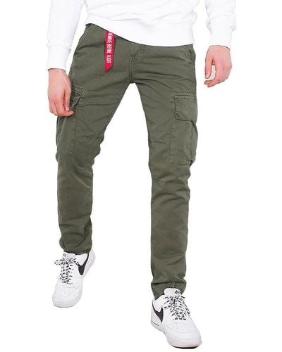 Alpha Industries Agent Pants Man in Natural for Men | Lyst