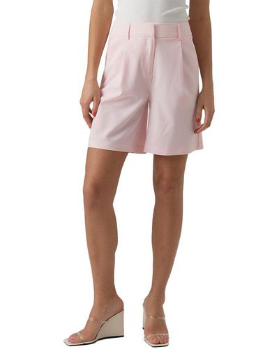 Vero Moda Zelda Loose Fit High Waist Shorts Woman - Pink
