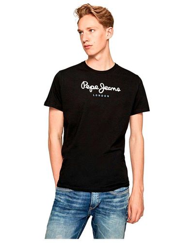 | Pepe Lyst for T-shirts Black Jeans Men