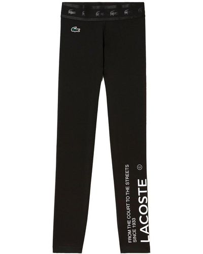 Black Lacoste Pants, Slacks and Chinos for Women | Lyst