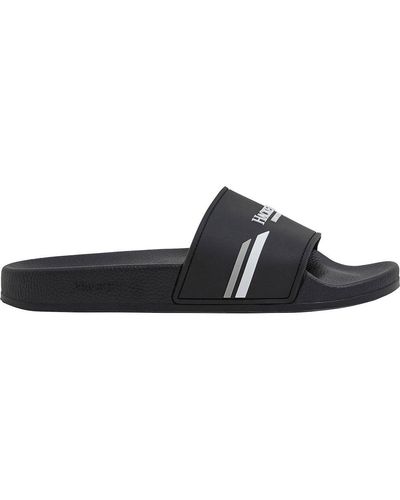 Black Hackett Sandals, slides and flip flops for Men | Lyst