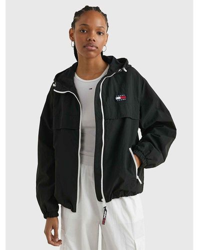 Tommy Hilfiger Bills Staci Half-Zip Hoodie Windbreaker Jacket