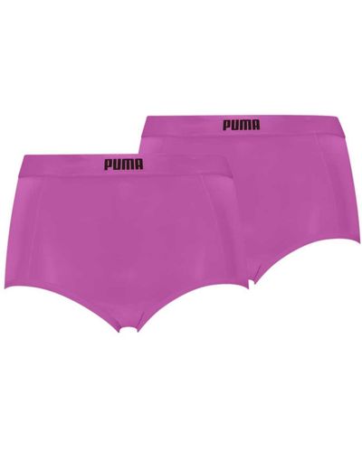 PUMA Printed Hipster Packed Panties 2 Units in Black