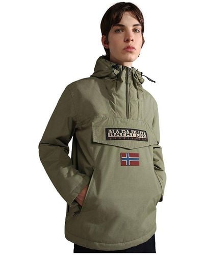 Napapijri Rainforest Pocket 3 Jacket in Gray for Men Lyst