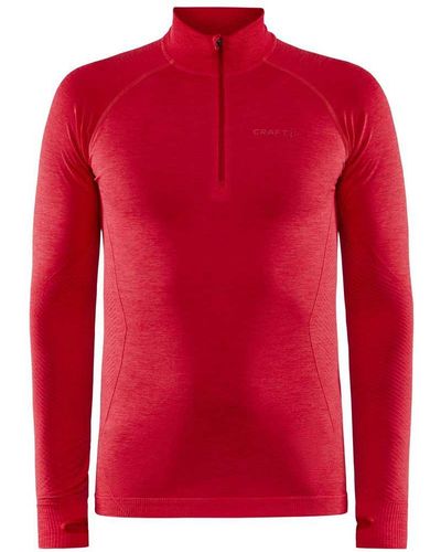 C.r.a.f.t Core Dry Active Comfort Ong Seeve T-shirt - Red