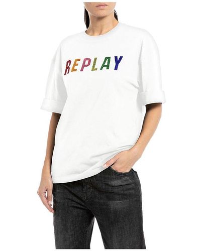 Forvirre vrede indlysende Replay T-shirts for Women | Online Sale up to 83% off | Lyst