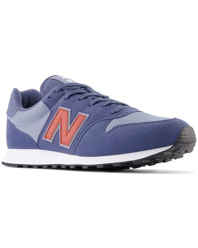 New Balance 500 Trainers in Blue for Men | Lyst