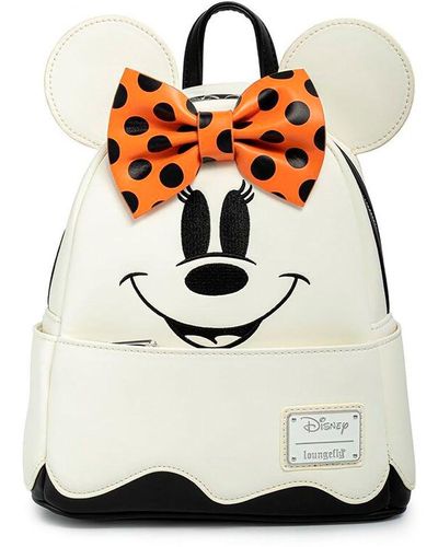 Disney Loungefly Minnie Ghost 26 Cm Backpack - White