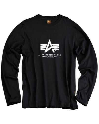 Men\'s Alpha Industries Long-sleeve Lyst t-shirts $18 | from