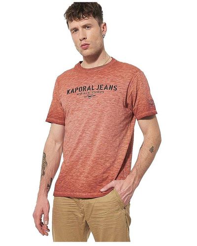 Men's Kaporal Short sleeve t-shirts from $13 | Lyst