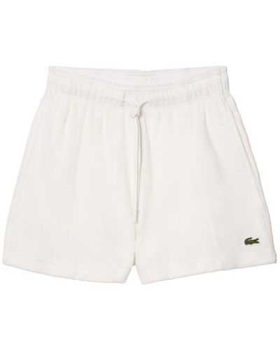 White Lacoste Shorts for Women | Lyst