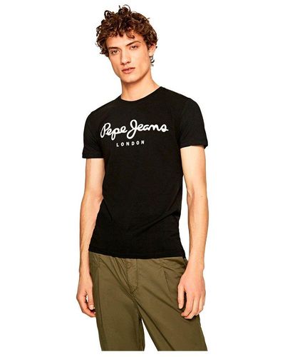 | for Lyst Jeans Black T-shirts Pepe Men