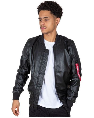 Men\'s from jackets | Industries Alpha Leather $200 Lyst