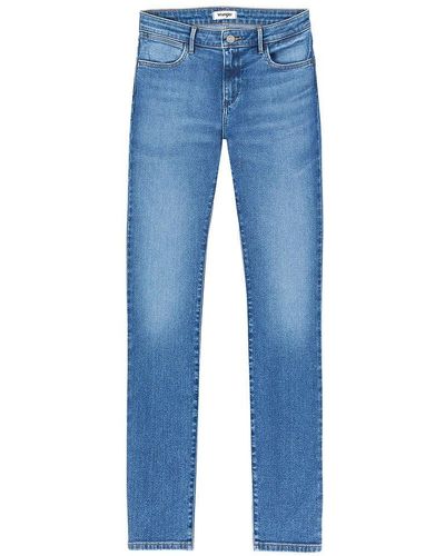 Wrangler Wk47y Skinny Fit Jeans - Blue