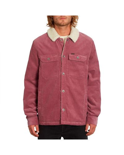 Red Volcom Jackets for Men | Lyst