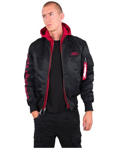 A Industries Jacket Lyst Ma-1 for Alpha Bomber Apha Men | Man Indutrie Green in