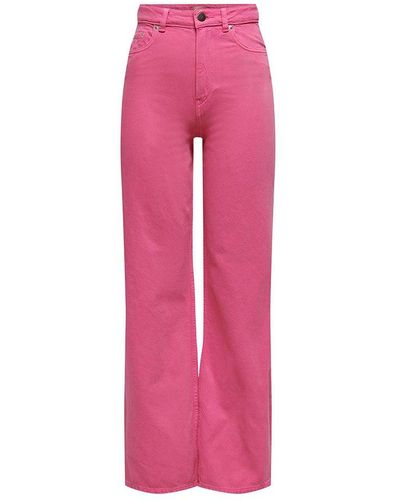 Pink ONLY Jeans for Women | Lyst