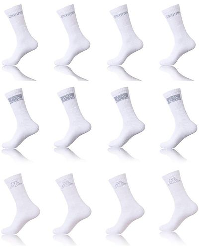 Kappa Socks 12 Pairs - White