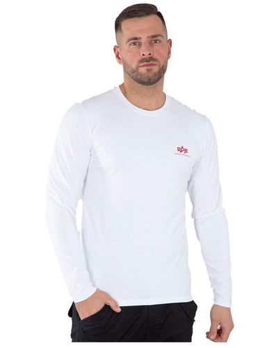 Men\'s Alpha Industries Long-sleeve t-shirts from $18 | Lyst