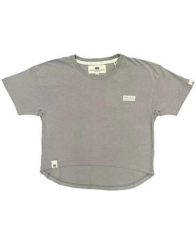 Gray Alpha Industries Tops for Women | Lyst
