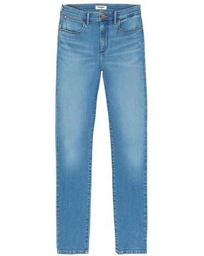 Wrangler Whcy37o High Skinny Fit Jeans - Blue