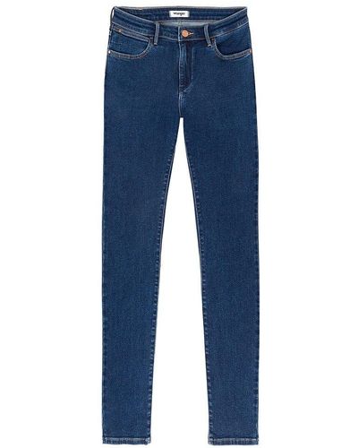 Wrangler Wkcy37p Skinny Fit Jeans - Blue