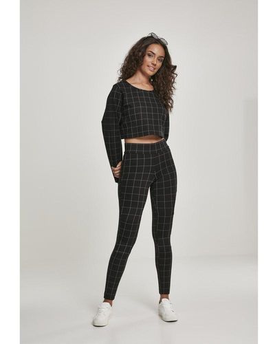 Urban Classics - Ladies Soft Aop Blackline - Leggings