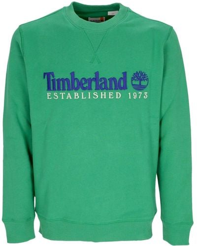 Timberland Herren-Sweatshirt Mit Rundhalsausschnitt/S Est 1973 Crewneck Celtic - Grün