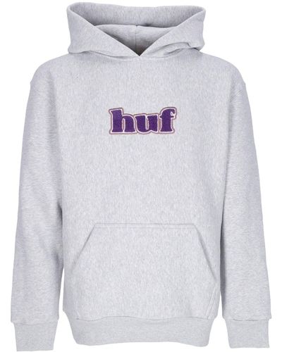 Huf Madison Heavyweight Po Sweat A Capuche Gris Chine Pour Homme