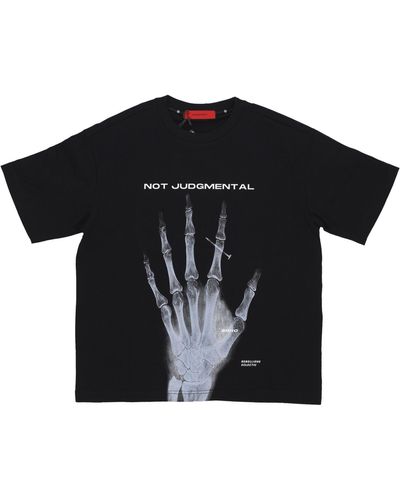 Acupuncture T-Shirt Homme Mains Diable Noir