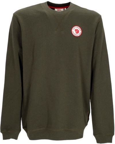 Fjallraven 'Lightweight Crewneck Sweatshirt 1960 Logo Badge Sweater - Green