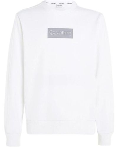 Calvin Klein Herren Sweatshirt - Weiß