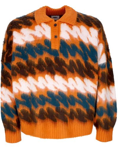 Obey Ari Sweater Oxide Multi 'Sweater - Orange