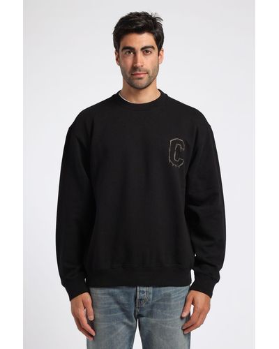 Covert Christer Sweatshirt With Logo Embroidery - Black