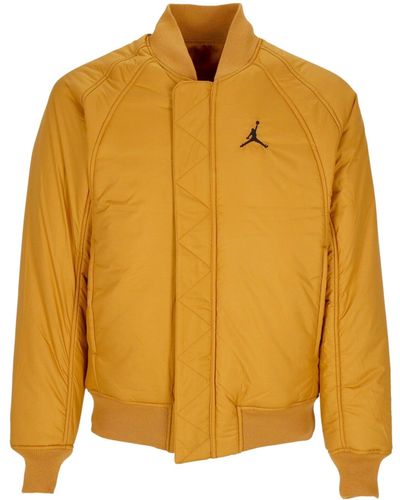 Nike College Jacket Essentials Varsity Reversible Jacket Chutney - Yellow
