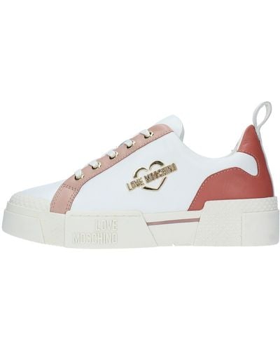 Love Moschino Sneakers Weib-Rosa - Weiß