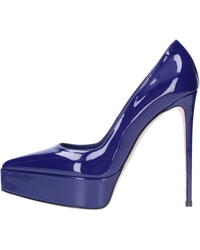 Le Silla Blaue Hochhackige Schuhe