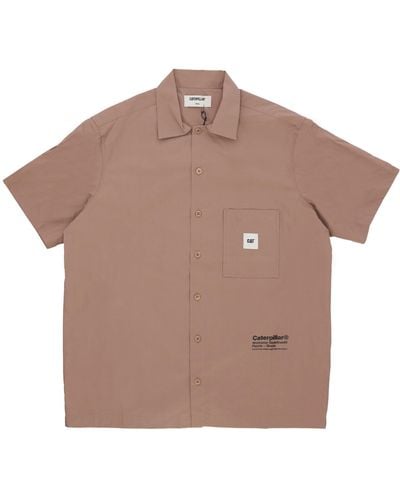 Caterpillar 'Short Sleeve Shirt Desert Shirt - Brown