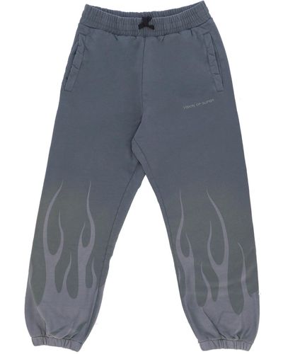 Vision Of Super Corrosive Flames Pants Balsam - Gray