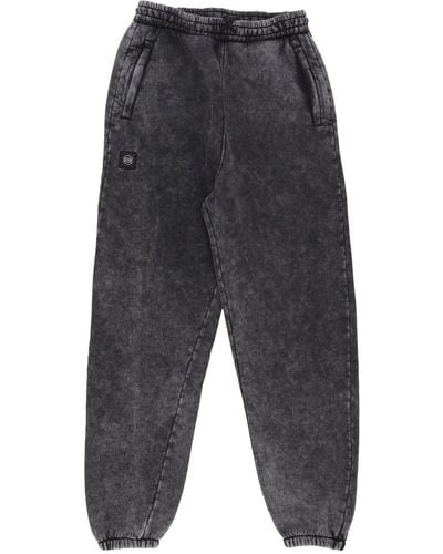 DOLLY NOIRE Pantalon De Survetement Reflechissant Avec Logo Pour Hommes, Noir - Gris