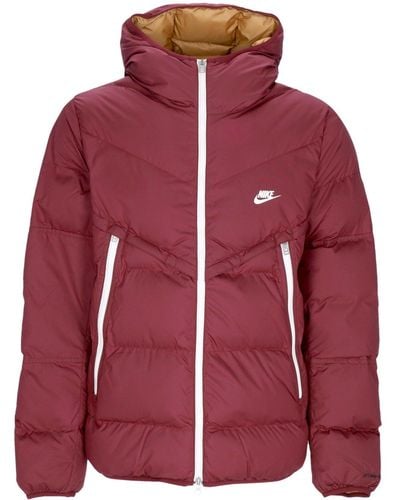 Nike Storm-Fit Windrunner Pl-Fld Hd Jacket Down Jacket - Red