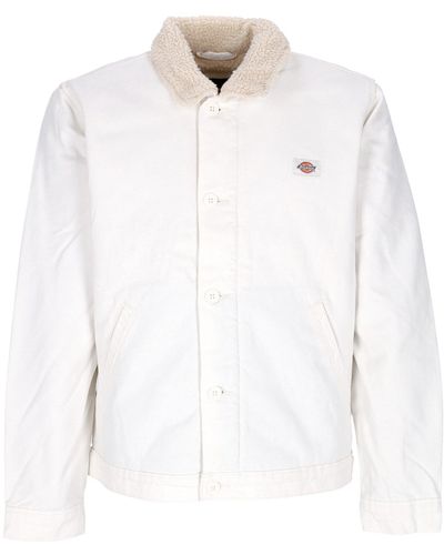 Dickies Workwear Jacket Duck Canvas Deck Jacket - White