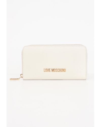Love Moschino Wallets Ivory - Natural