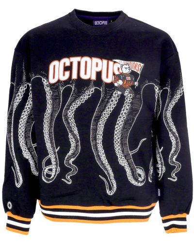 Octopus 'Lightweight Crewneck Sweatshirt Athletic Crewneck - Blue