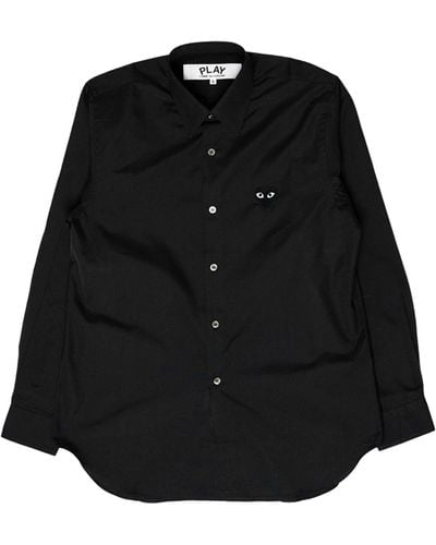 COMME DES GARÇONS PLAY Cotton Shirt - Black