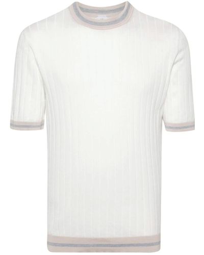 Eleventy Weibes T-Shirt Und Polo Von - Weiß